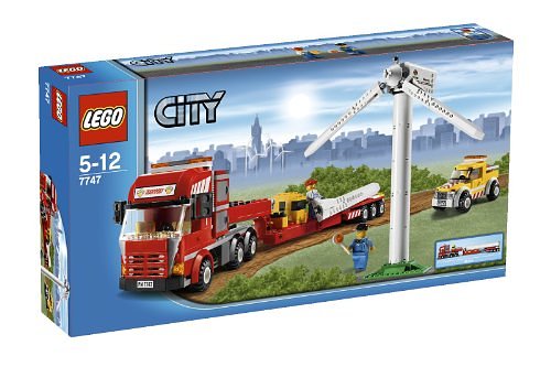 Cover Art for 5702014536265, Wind Turbine Transport Set 7747 by LEGO