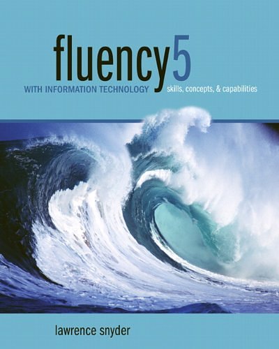 Cover Art for 9780132828932, Fluency with Information Technology by Lawrence Snyder