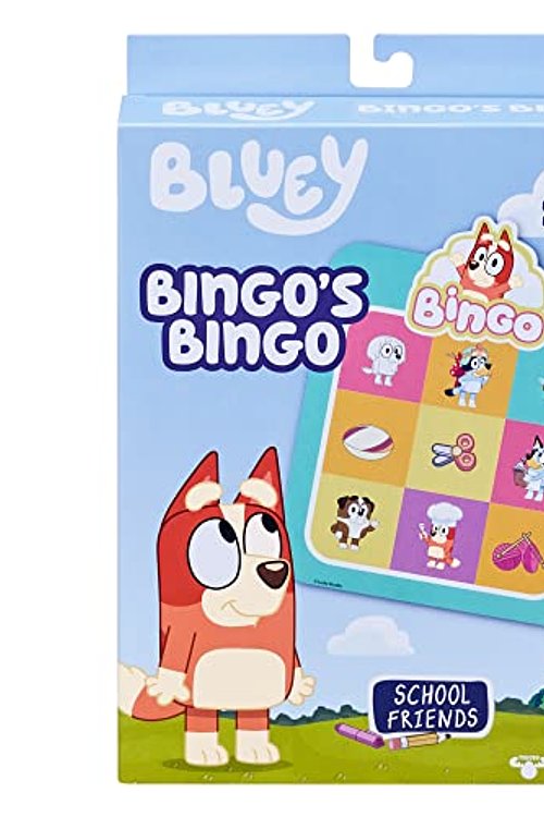 Cover Art for 0630996173763, Bluey Bingo's Bingo Card Game, School Friends by MOOSE TOYS LLC