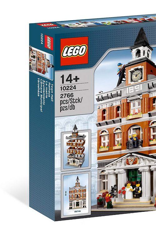 Cover Art for 5702014846623, Town Hall Set 10224 by Lego