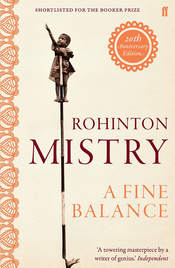 Cover Art for 9780571326105, A Fine Balance by Rohinton Mistry