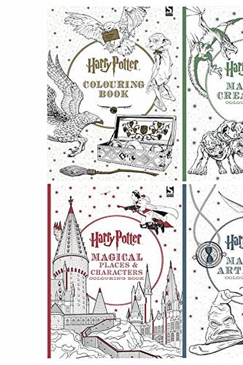 Cover Art for 9789123776313, Harry Potter Colouring Book 1-4 Books Collection Set (Harry Potter Colouring Book, Magical Creatures, Magical Places and Characters, Magical Artefacts) by Warner Brothers
