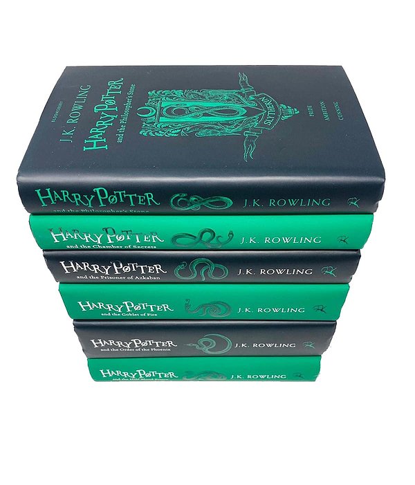 2 editions of Harry Potter House Slytherin Edition Series 6 Books Collection Set By J.K. Rowling (Philosopher's Stone, Chamber of Secrets, Prisoner of Azkaban,Goblet of Fire,Order of The Phoenix,Half-Blood Prince) by J.K. Rowling