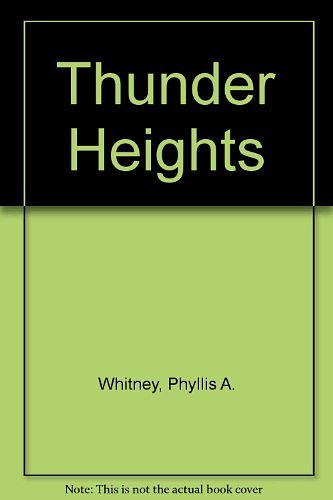 Cover Art for 9780340542712, Thunder Heights by Phyllis A. Whitney