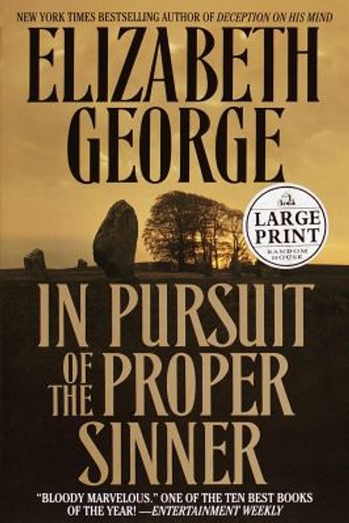 Cover Art for 9780375727993, In Pursuit of the Proper Sinner by Elizabeth George