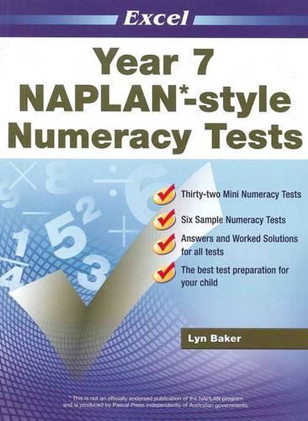Cover Art for 9781741253610, NAPLAN-style Numeracy Tests by Baker