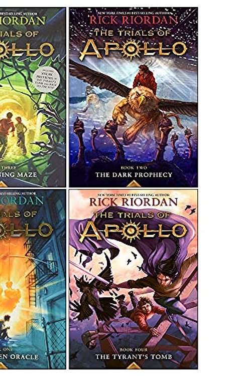 Cover Art for 9789123894284, Rick Riordan The Trials of Apollo Collection 4 Books Set (The Hidden Oracle, The Dark Prophecy, The Burning Maze, The Tyrant's Tomb [Hardcover]) by Rick Riordan