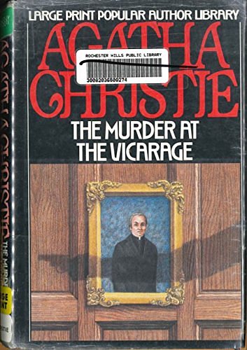 Cover Art for 9780816145652, The Murder at the Vicarage (G.K. Hall Large Print Book Series) by Agatha Christie