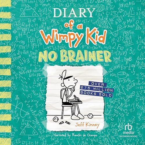 Cover Art for B0C5ND8KPD, No Brainer: Diary of a Wimpy Kid, Book 18 by Jeff Kinney