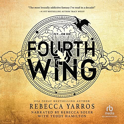 Cover Art for B0BVDNY8VT, Fourth Wing by Rebecca Yarros