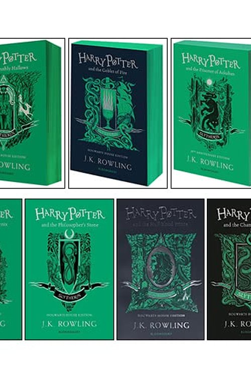 Cover Art for 9789124216764, Harry Potter House Slytherin Series 7 Books Collection Set By J.K. Rowling (Philosopher's Stone, Chamber of Secrets, Prisoner of Azkaban, Goblet of Fire, Order of The Phoenix & More) by J.K. Rowling