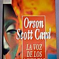 Cover Art for 9788440634443, La voz de los muertos by Orson Scott Card