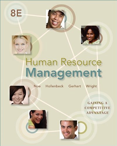 Cover Art for 9780077630829, Human Resource Management with Connect Plus by Raymond Noe, John Hollenbeck, Barry Gerhart, Patrick Wright