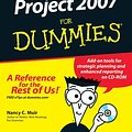 Cover Art for 9780470036518, Microsoft Office Project 2007 For Dummies by Nancy C. Muir