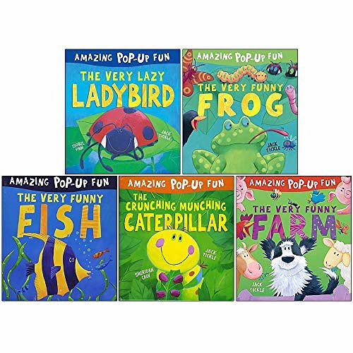 Cover Art for 9789526536705, Amazing Pop-Up Fun 5 Books Set Collection (Lazy Ladybird, Funny Frog, Funny Fish, The Crunching Munching Caterpillar, Funny Farm) by Finn Tickle, Jack Tickle, Cain Tickle
