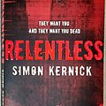 Cover Art for 9780552153126, Relentless by Simon Kernick