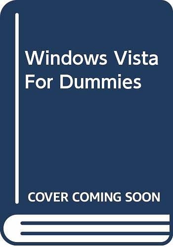 Cover Art for 9780470527627, Windows Vista For Dummies by Andy Rathbone