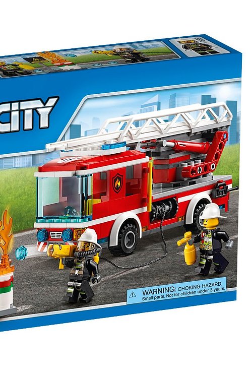 Cover Art for 0673419247863, Fire Ladder Truck Set 60107 by LEGO