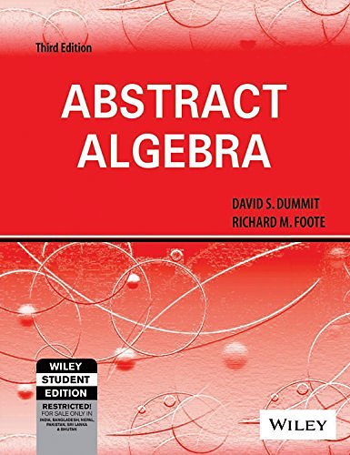 Cover Art for 9788126532285, Abstract Algebra, 3rd Edition by David S., Foote, Richard M. Dummit