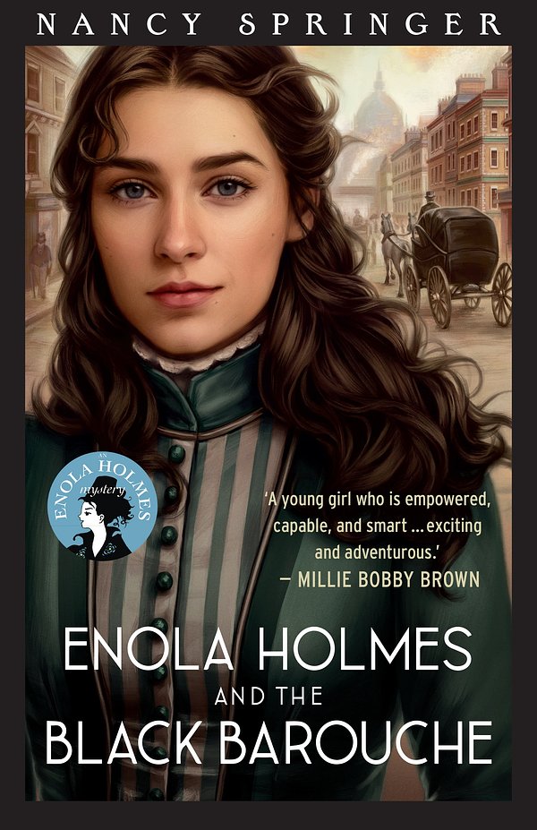 Cover Art for 9781761065255, Enola Holmes and the Black Barouche by Nancy Springer