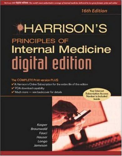 Cover Art for 9780071445542, Harrison's Principles of Internal Medicine: Digital Edition by Dennis L. Kasper