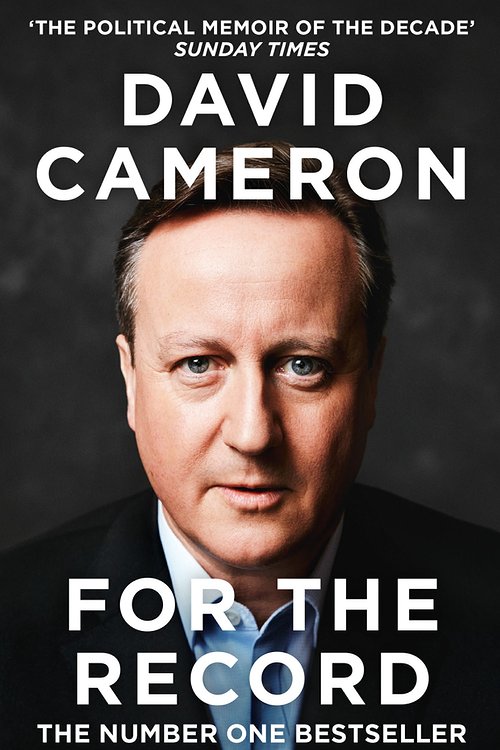 Cover Art for 9780008239305, For the Record by David Cameron