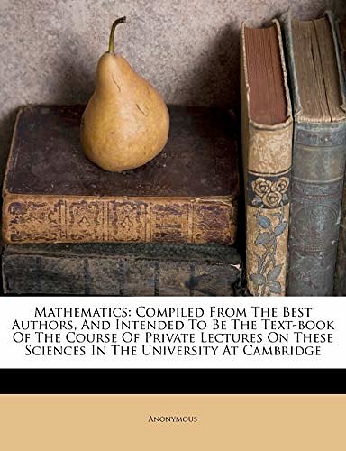 Cover Art for 9781175184122, Mathematics by Anonymous