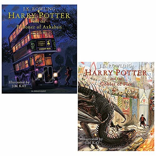 Cover Art for 9789124050344, JK Rowling 2 Books Collection Set Harry Potter Illustrated Edition Series (Harry Potter and the Prisoner of Azkaban, Harry Potter and the Goblet of Fire) by Jk Rowling