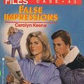 Cover Art for 9780671674953, False Impressions (Nancy Drew Files, Case No. 43) by Carolyn Keene