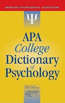 Cover Art for 9781433804335, APA College Dictionary of Psychology by American Psychological Association