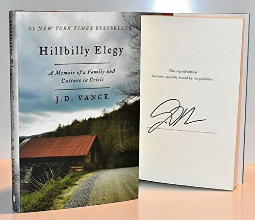 Cover Art for 9780062803863, Hillbilly Elegy (SIGNED EDITION) by J.d. Vance