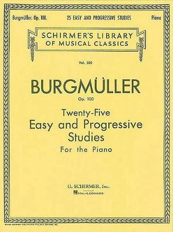 Cover Art for 9780793525560, Twenty-Five Easy and Progressive Studies for the Piano, Op. 100 by Friedrich Burgmller