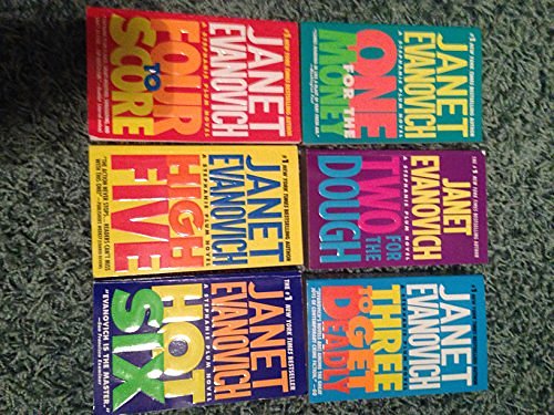 Janet Evanovich's Stephanie Plum Books 1-6 (One for the Money,Two for the Douth,Three to Get Deadly,Four to Score,High Five,Hot Six
