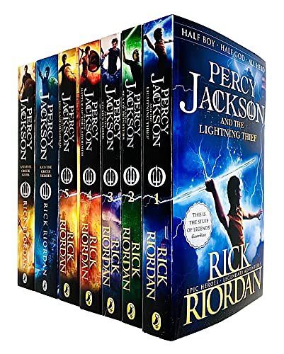 Cover Art for 9789124098568, Percy Jackson Collection 7 Books Set By Rick Riordan (Lightning Thief, Sea of Monsters, Titan's Curse, Battle of the Labyrinth, Last Olympian, Greek Heroes, Greek Gods) by Rick Riordan