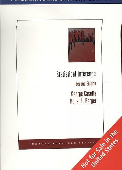 Cover Art for 9780495391876, Statistical Inference by George Casella, Roger Berger