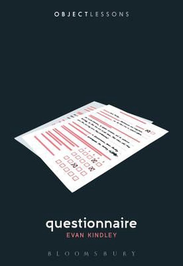 Cover Art for 9781501314773, QuestionnaireObject Lessons by Evan Kindley