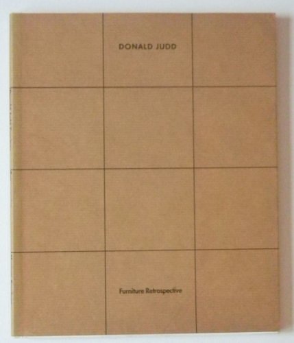 Cover Art for 9789069181394, Donald Judd by Museum Boymans