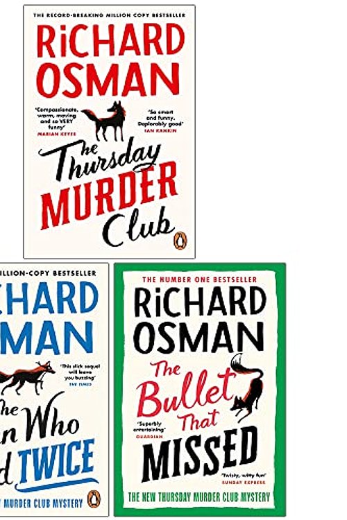 Cover Art for 9789123468058, Thursday Murder Club Series 3 Books Collection Set By Richard Osman (The Thursday Murder Club, The Man Who Died Twice & [Hardcover] The Bullet That Missed) by Richard Osman