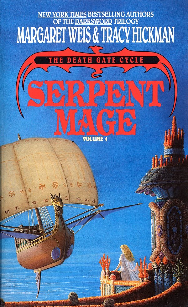 Cover Art for 9780553561401, Deathgate 4: Serpent Mage by Margaret Weis, Tracy Hickman