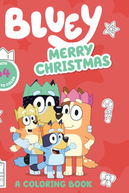 Cover Art for 9780593661437, Bluey: Merry Christmas: A Coloring Book by Penguin Young Readers Licenses