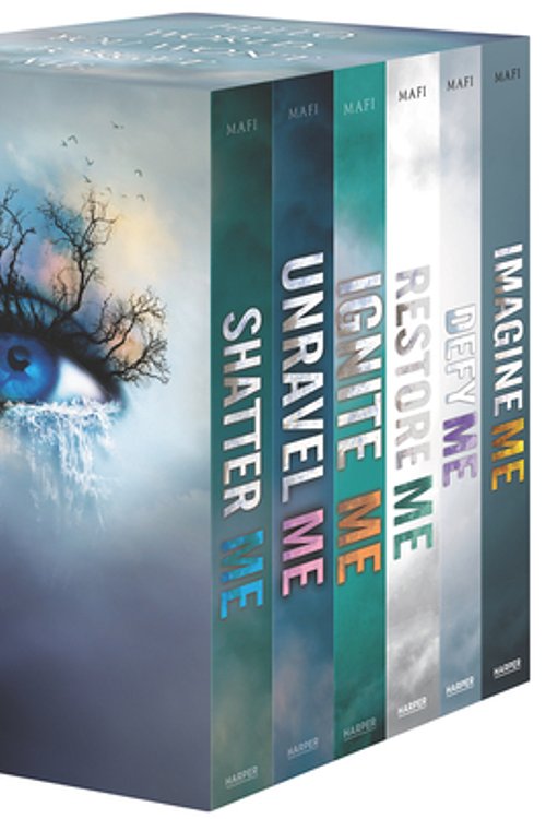 Cover Art for 9780063111356, Shatter Me Series 6-Book Box Set: Shatter Me, Unravel Me, Ignite Me, Restore Me, Defy Me, Imagine Me by Tahereh Mafi