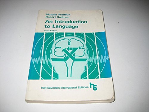 Cover Art for 9784833701648, An Introduction to Language by Victoria Fromkin