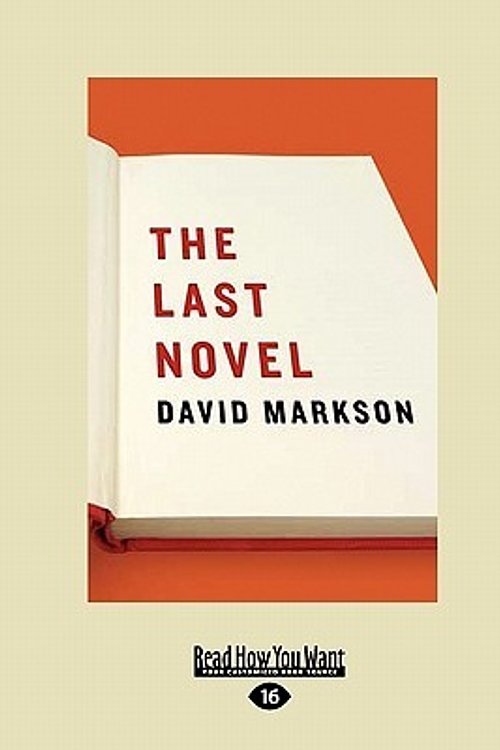 Cover Art for 9781458758033, The Last Novel by David Markson