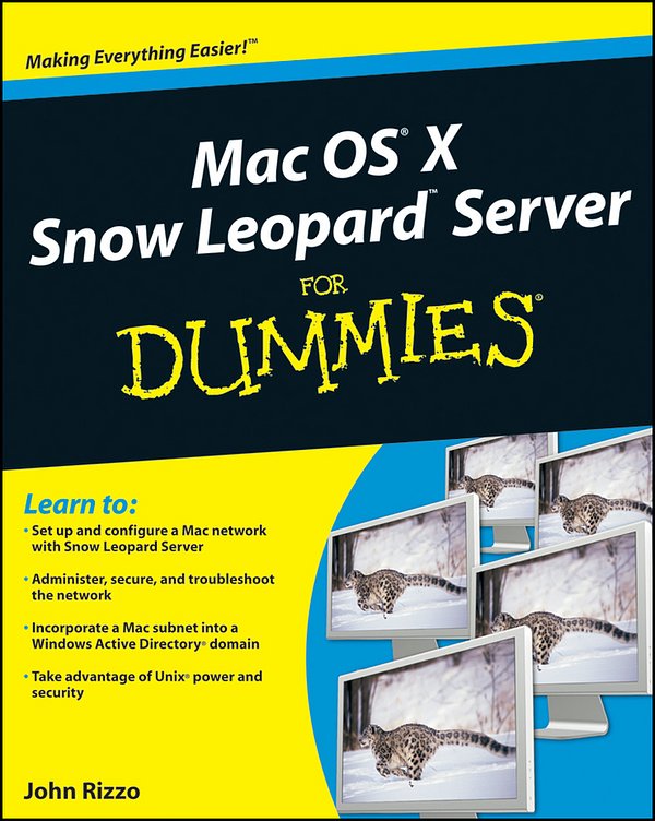 Cover Art for 9780470594414, Mac OS X Snow Leopard Server For Dummies by John Rizzo
