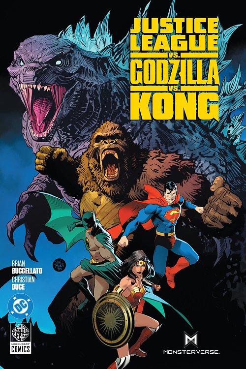 Cover Art for 9781779525291, Justice League Vs. Godzilla Vs. Kong by Brian Buccellato