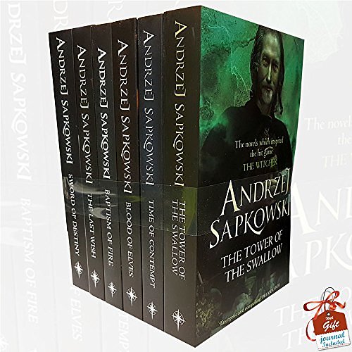 Cover Art for 9789123597956, Witcher Series Andrzej Sapkowski Collection 6 Books Bundle With Gift Journal (The Tower of the Swallow, Time of Contempt, Blood of Elves, Baptism of Fire, The Last Wish, Sword of Destiny) by Andrzej Sapkowski