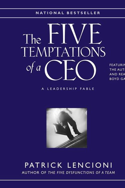 Cover Art for 9780743564687, The Five Temptations of a CEO by Patrick M. Lencioni