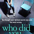 Cover Art for 9781787631014, Who Did You Tell?: From the Sunday Times bestselling author of The Rumour by Lesley Kara