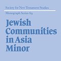 Cover Art for 9780521030328, Jewish Communities in Asia Minor by Paul R. Trebilco