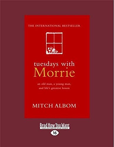 Cover Art for 9781458798435, Tuesdays with Morrie by Mitch Albom